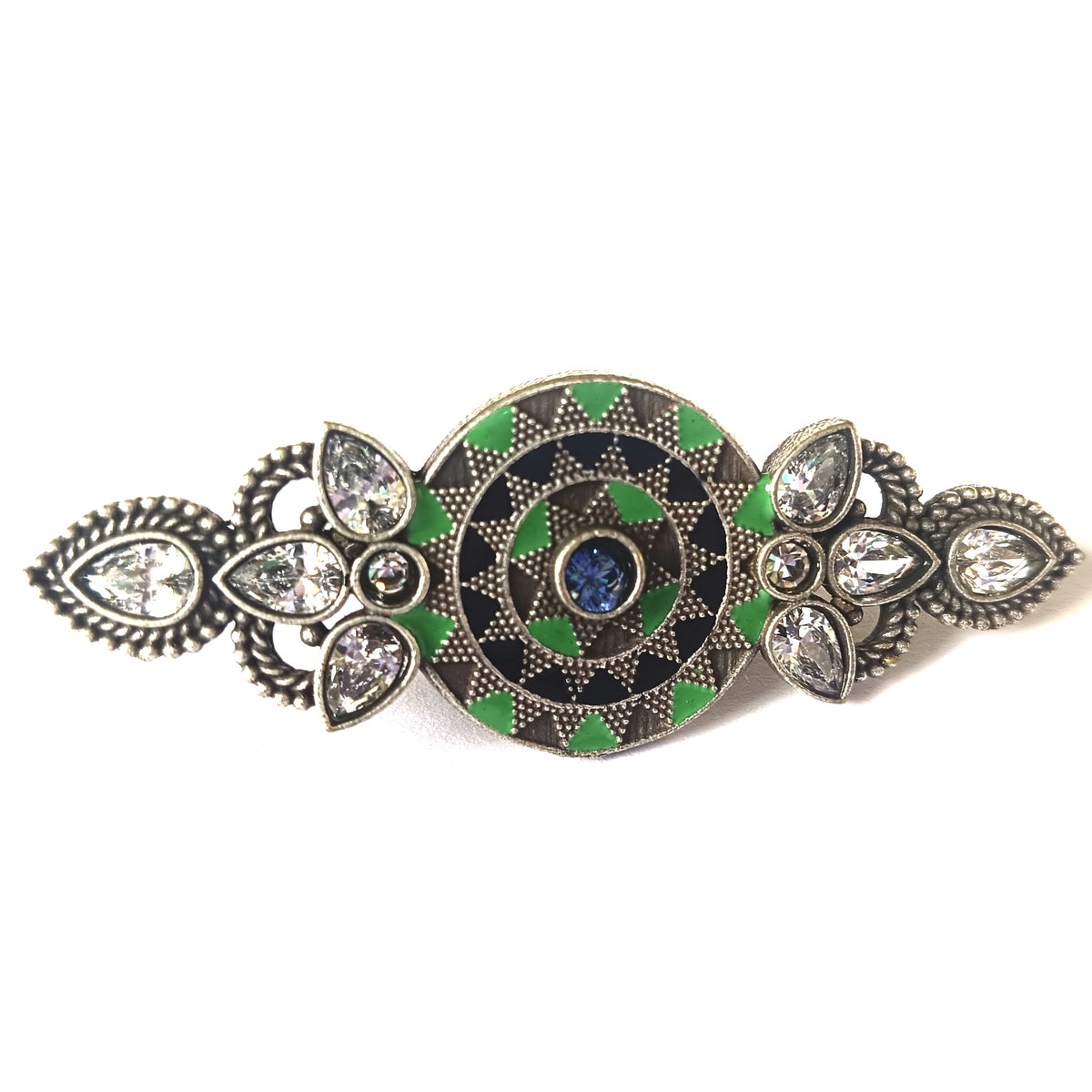 Mirage Silver Plated Stones Embellished Ring