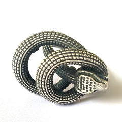 Mirage Sterling Silver Snake Shaped Ring