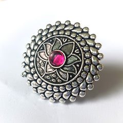 Mirage Classic Ring With Oxidised Plating