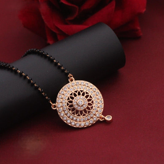 Mirage - Golden Round  Dimond traditional Mangal sutra 