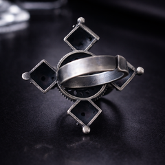 Mirage Oxidized Unique Ring