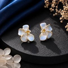 SkyBlue_Flower_Stud_Earrings