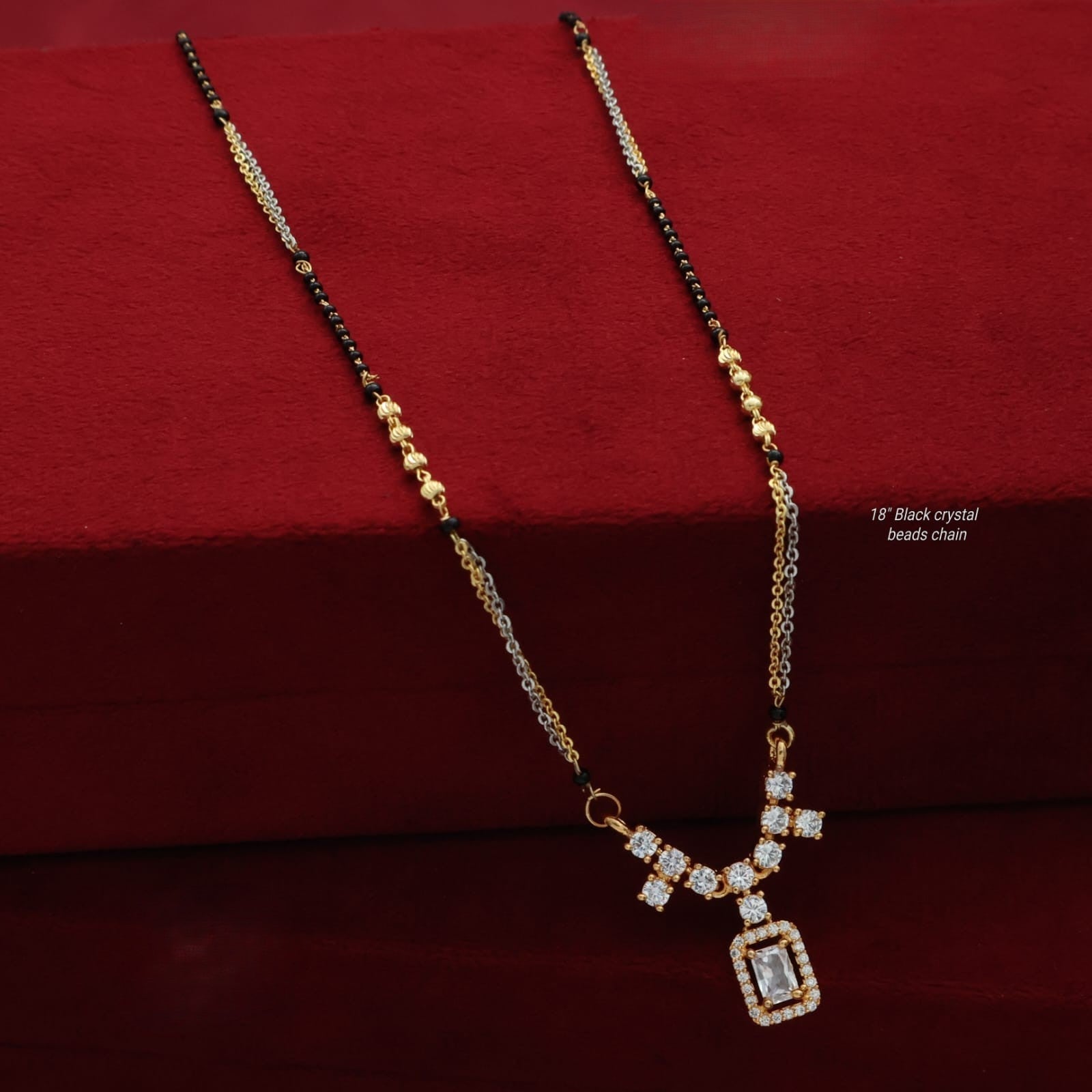 golden light weight  mangal sutra