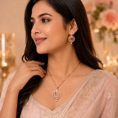 american-diamond-floral-necklace-earrings-set-women
