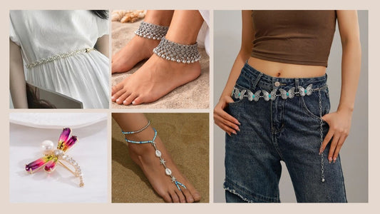 belts , Anklets , Brooch - The Mirage Fashion 