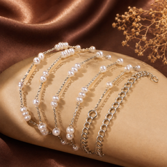 Pearl Waist Chain for Women | Delicate Gold-Tone Waist Belt | The Mirage Fashion