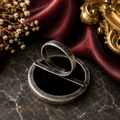 Round Colour Stone Statement Ring for Women | The Mirage Fashion