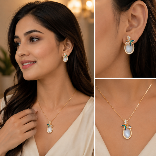white-stone-butterfly-necklace-set-women